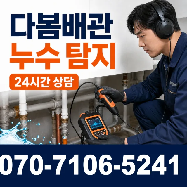 전남광주 진도군 지산면 참전복로 누수검사 상담 이미지 5